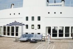 Fatboy Paletti Corner Seat, Stripe Ocean Blue -Garden Furniture Store 03 FATBOY Paletti Stripe Ocean Blue Moodpicture SS Rotterdam 1