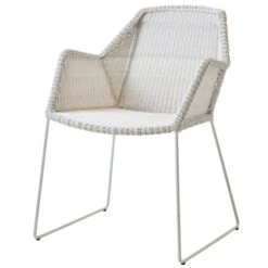 Cane-line Breeze Dining Chair, White Grey