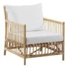 Sika-Design Caroline Lounge Chair, Natural - White