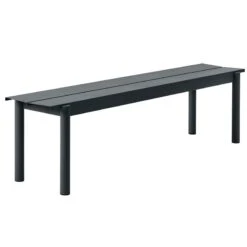 Muuto Linear Steel Bench 170 Cm, Black