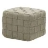 Cane-line Cube Footstool, Taupe