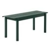 Muuto Linear Steel Bench 110 Cm, Dark Green