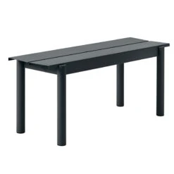 Muuto Linear Steel Bench 110 Cm, Black
