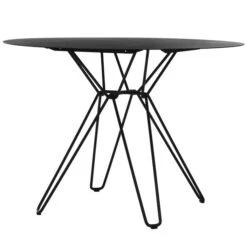Massproductions Tio Dining Table, 100 Cm, Black