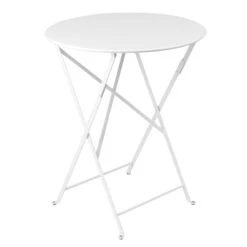 Fermob Bistro Table, 60 Cm, Cotton White