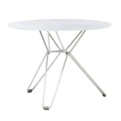 Massproductions Tio Table, 60 Cm, Low, White