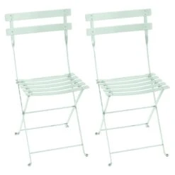 Fermob Bistro Metal Chair, 2 Pcs, Ice Mint