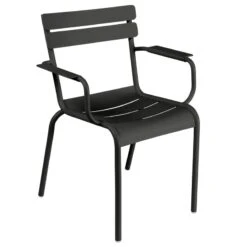 Fermob Luxembourg Armchair, Liquorice