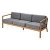 Skagerak Virkelyst 3-seater Sofa, Teak - Ash Grey
