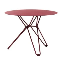Massproductions Tio Table, 60 Cm, Low, Burgundy