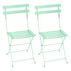 Fermob Bistro Metal Chair, 2 Pcs, Opaline Green