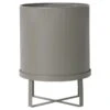 Ferm LIVING Bau Pot, Large, Warm Grey