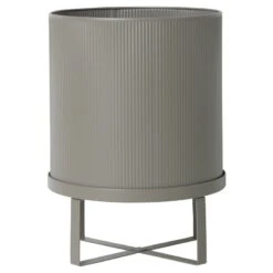 Ferm LIVING Bau Pot, Large, Warm Grey