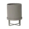 Ferm LIVING Bau Pot, Small, Warm Grey