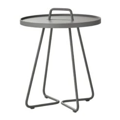 Cane-line On-the-move Table, Small, Light Grey