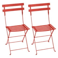 Fermob Bistro Metal Chair, 2 Pcs, Capucine