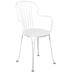 Fermob Opéra+ Armchair, Cotton White