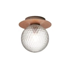 Nuura Liila 1 Outdoor Wall/ceiling Lamp, Dark Bronze - Optic Clear -Garden Furniture Store 388Nuura AK