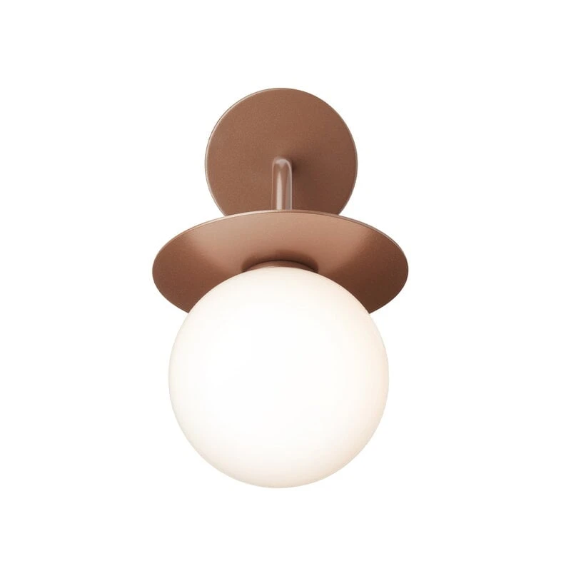 Nuura Liila Outdoor Wall Lamp, Dark Bronze - Opal White 6 Nuura Liila Outdoor Wall Lamp, Dark Bronze - Opal White - Image 6