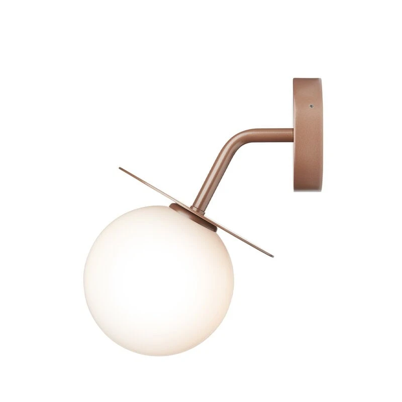 Nuura Liila Outdoor Wall Lamp, Dark Bronze - Opal White 2 Nuura Liila Outdoor Wall Lamp, Dark Bronze - Opal White - Image 2