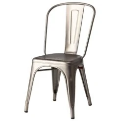 Tolix Chair A, Matt Varnished Steel, Outdoor