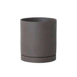 Ferm LIVING Sekki Pot, M, Charcoal
