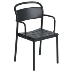 Muuto Linear Steel Armchair, Black