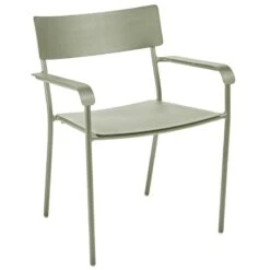 Serax August Chair With Armrests, Wide, Green
