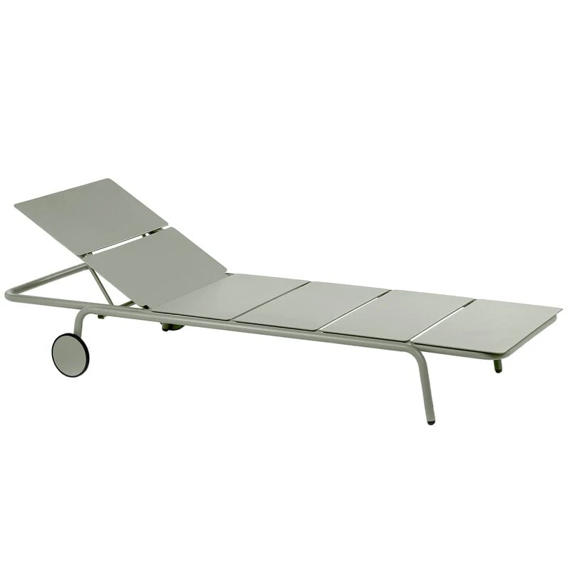 Serax August Sun Lounger, Green 1 Serax August Sun Lounger, Green