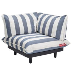 Fatboy Paletti Corner Seat, Stripe Ocean Blue