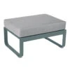 Fermob Bellevie 1-seater Ottoman, Storm Grey - Flannel Grey