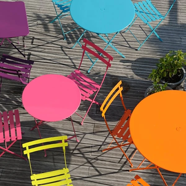 Fermob Bistro Metal Chair, Willow Green 6 Fermob Bistro Metal Chair, Willow Green - Image 6