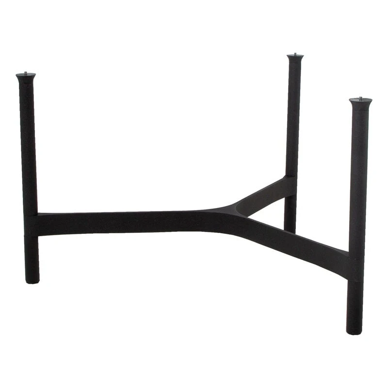 Cane-line Twist Coffee Table, Diam. 90 Cm, Lava Grey - Fossil Black 4 Cane-line Twist Coffee Table, Diam. 90 Cm, Lava Grey - Fossil Black - Image 4