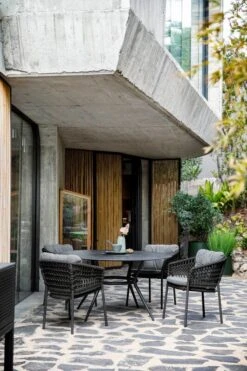 Cane-line Ocean Chair Cushion Set, Dark Grey 10 Cane-line Ocean Chair Cushion Set, Dark Grey -Garden Furniture Store 50202AL 5417RODG 5417YN115 P144COB 1