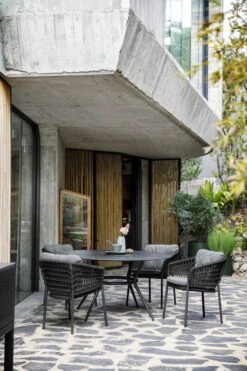 Cane-line Ocean Chair, Dark Grey -Garden Furniture Store 50202AL 5417RODG 5417YN115 P144COB