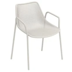 Emu Round Armchair, Matt White