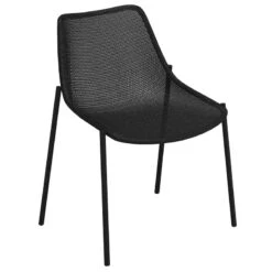 Emu Round Chair, Black