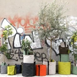 Bacsac Fabric Pot, Dark Grey -Garden Furniture Store 53Bacsac iso 1