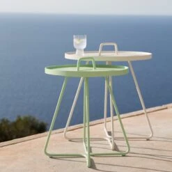 Cane-line On-the-move Table, Large, White -Garden Furniture Store 53CANE line iso