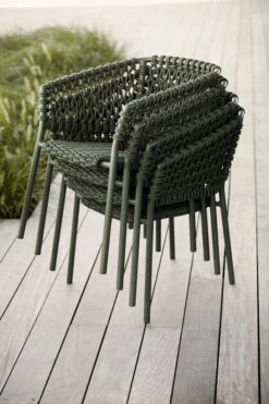 Cane-line Ocean Chair, Dark Green 6 Cane-line Ocean Chair, Dark Green -Garden Furniture Store 5417RODGR
