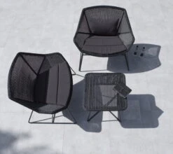 Cane-line Breeze Lounge Chair Cushion Set, Black -Garden Furniture Store 5468LS 5468YSN98 5064LS