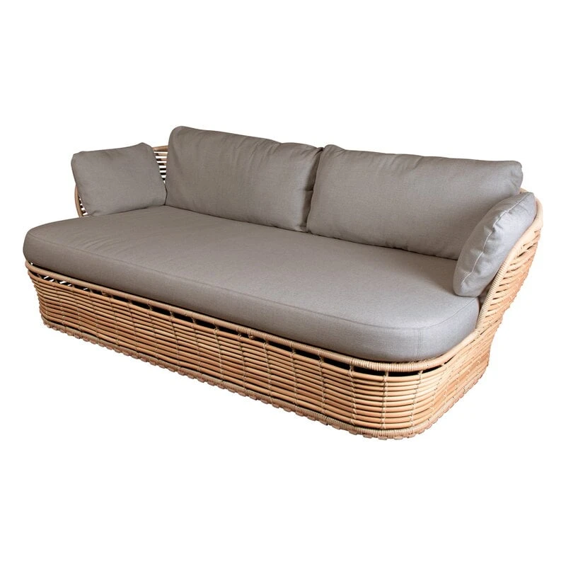 Cane-line Basket 2-seater Sofa, Natural - Taupe 1 Cane-line Basket 2-seater Sofa, Natural - Taupe