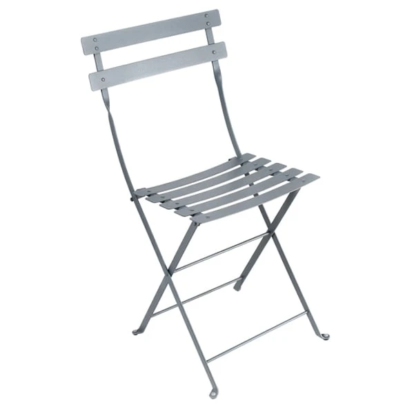 Fermob Bistro Metal Chair, Storm Grey 1 Fermob Bistro Metal Chair, Storm Grey