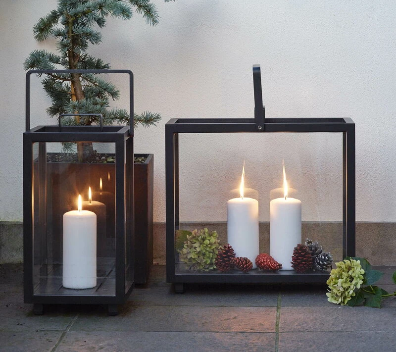 Cane-line Lighthouse Lantern, Rectangular, Dark Grey 5 Cane-line Lighthouse Lantern, Rectangular, Dark Grey - Image 5