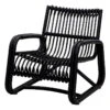 Cane-line Curve Lounge Chair, Lava Grey