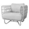 Cane-line Nest Lounge Chair, White