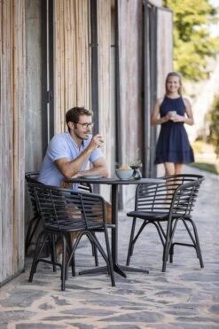 Cane-line Blend Chair, Lava Grey -Garden Furniture Store 57430 50400AL P065AL