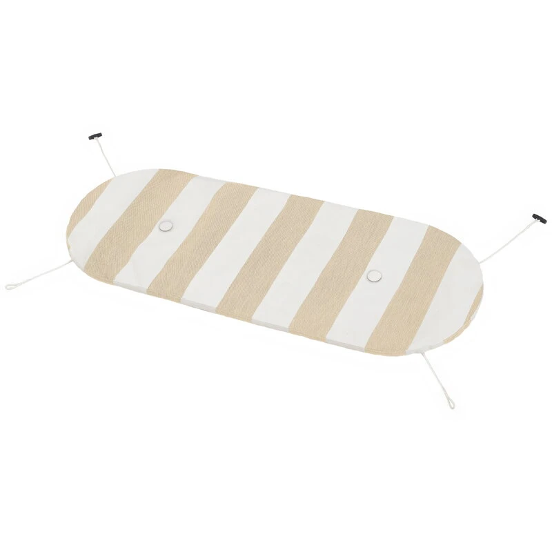 Fatboy Toní Bankski Bench Pillow, Stripe Sandy Beige 1 Fatboy Toní Bankski Bench Pillow, Stripe Sandy Beige