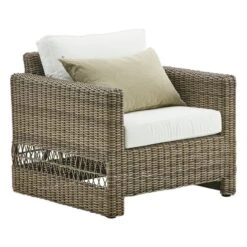 Sika-Design Carrie Lounge Chair, Antique Grey - White -Garden Furniture Store 9155T Carrie pillow