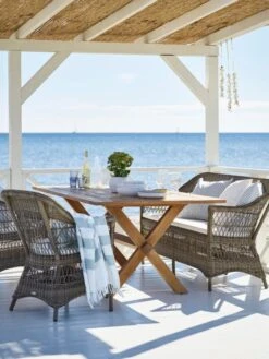 Sika-Design Charlot Chair, Antique Grey - White 8 Sika-Design Charlot Chair, Antique Grey - White -Garden Furniture Store 9190T Charlot 3 seater Colonial beach hf 1